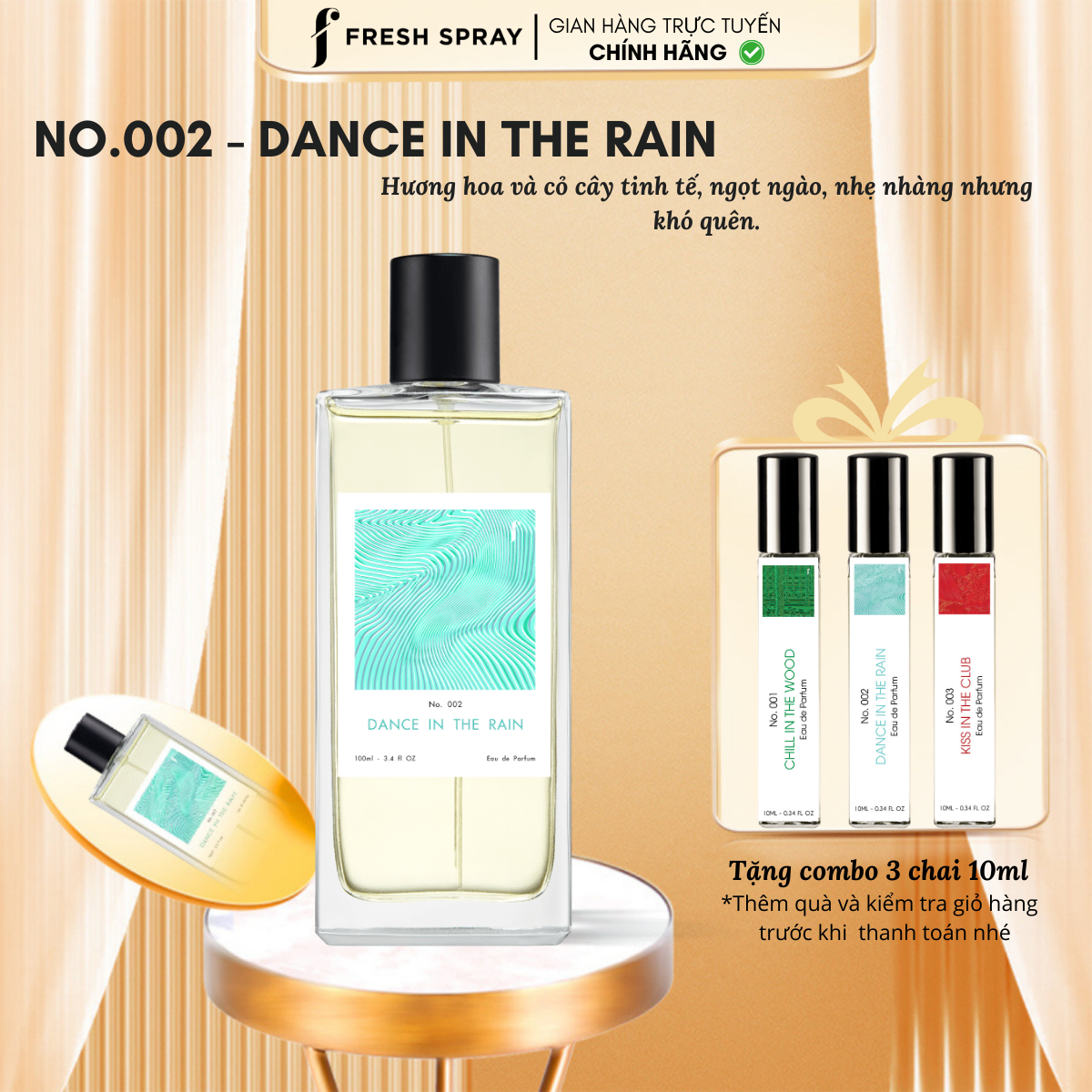 Nước hoa Dance in the Rain F Fresh Spray 100ml Eau De Parfum