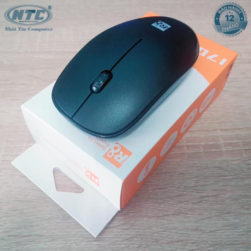 Chuột không dây wireless R8 1703 nhỏ gọn - thích hợp dùng văn phòng - Hãng phân phối chính thức - Nhất Tín Computer