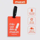 Thẻ treo hành lý Mia Luggage tag S Orange nhỏ gọn tiện dụng, chống thất lạc hành lý