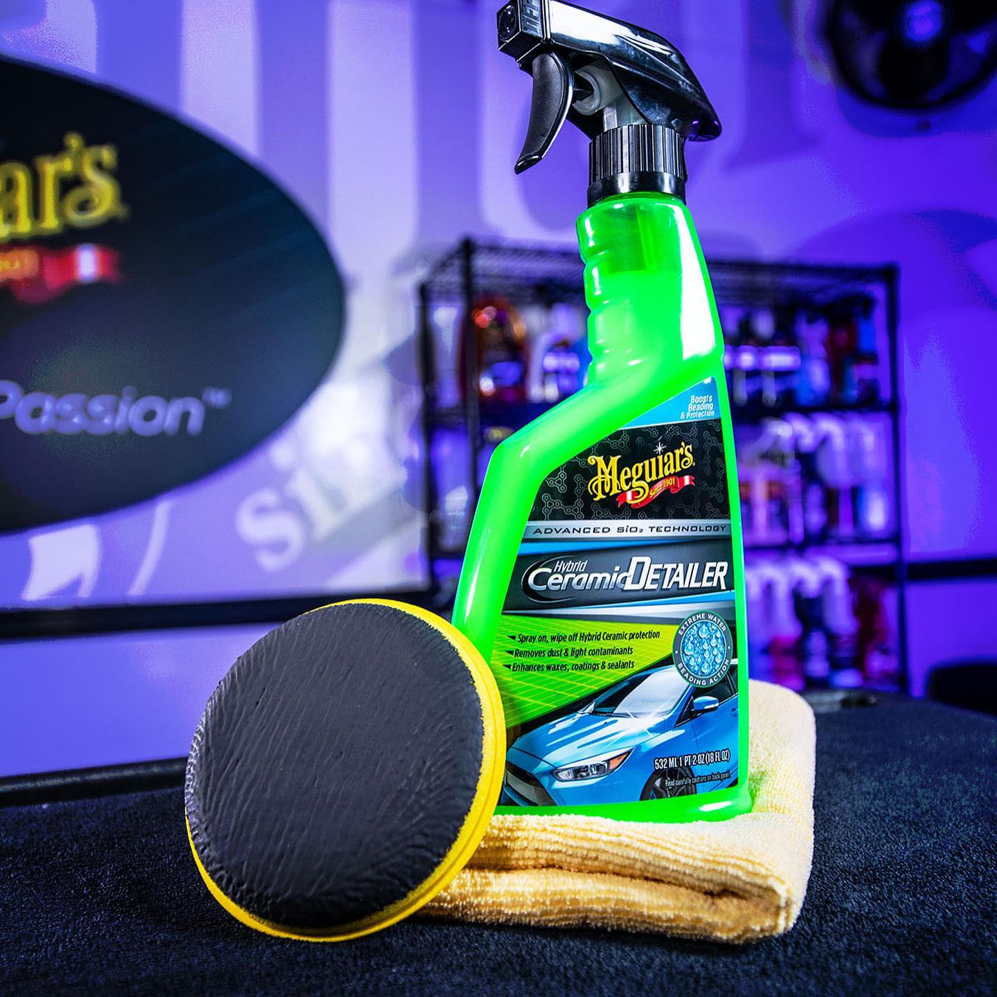 Meguiar's Dung dịch làm sạch và wax bóng sơn xe cao cấp - Meguiar's Hybrid Ceramic Detailer - G200526, 768ml