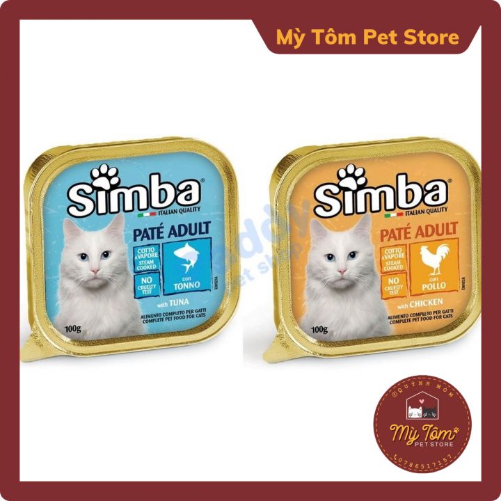Pate simba cho mèo trưởng thành 100g