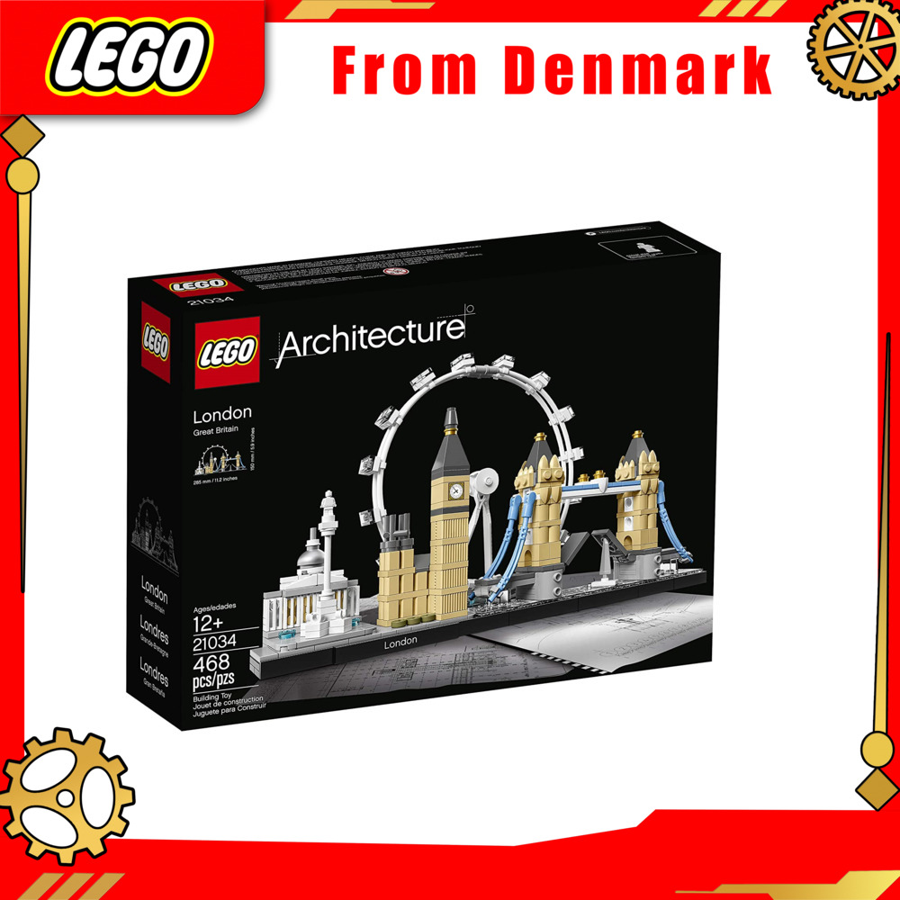 LEGO Architecture Building London Skyline Series 21034 model set, suitable for children and adults guaranteed genuine From Denmark