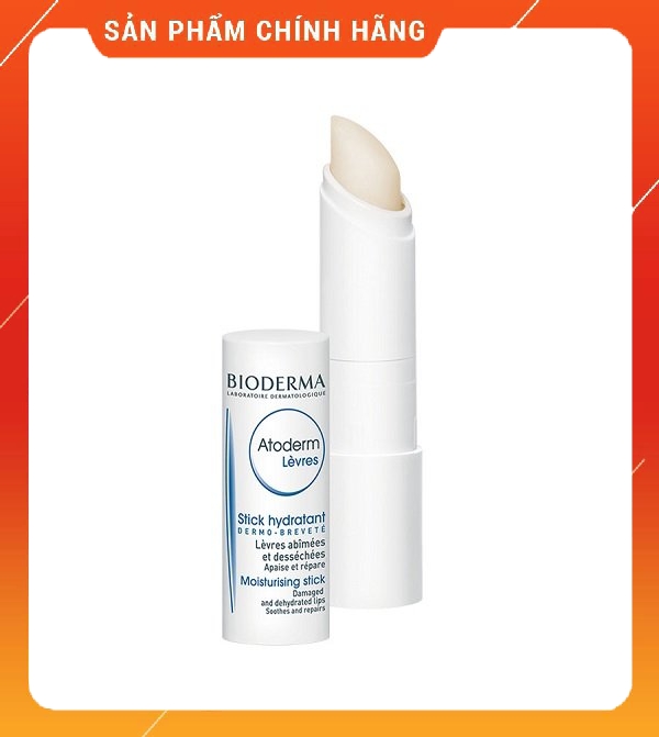 Son Dưỡng Môi không màu Bioderma Atoderm Stick Hydrarant 4g.
