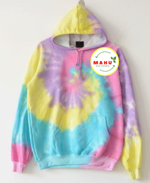 "Thuốc nhuộm quần áo Tie Dye, bộ 4 màu tùy chọn (nhuộm áo loang, full phụ kiện)"