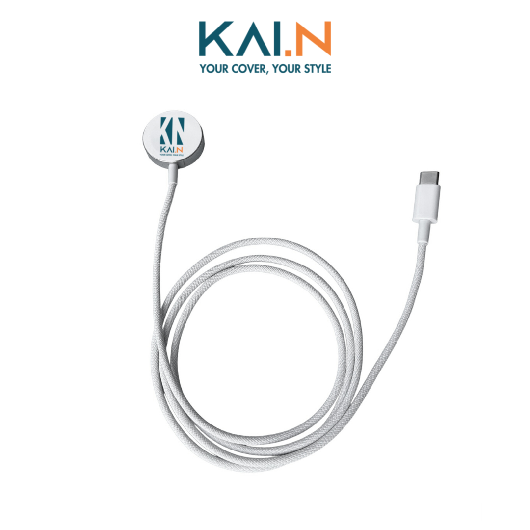 Dock sạc nhanh khung thép kai.n dành cho apple watch ultra, apple watch series 9,4,5,6,7,8, se
