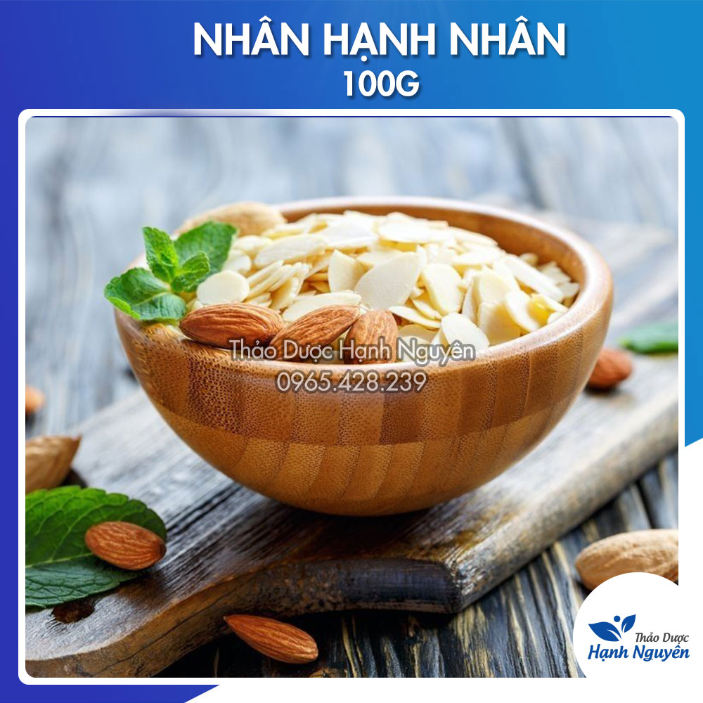 Hạnh nhân thái lát 100g - Thảo Dược Hạnh Nguyên