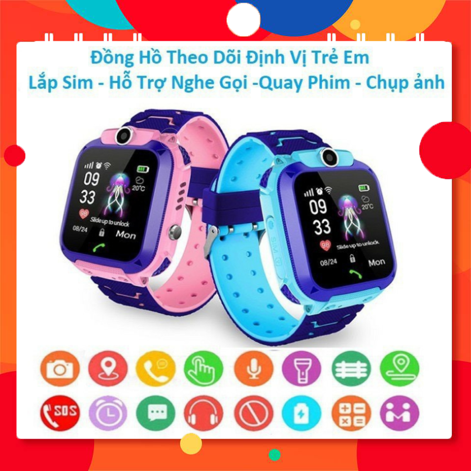 Đồng hồ thông minh Q68 dành cho trẻ em. Định vị, nghe gọi 2 chiều, chụp hình, nghe nhạc, giải trí đa năng. Siêu chống nước, chống va đập mạnh. Bảo hành 12 tháng