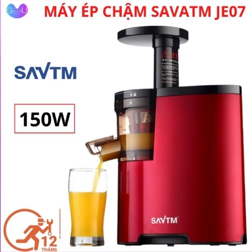 May ep cham, máy ép chậm JE07, máy ép trái cây chậm, máy ép quả chậm, ép nước hoa quả kiệt bã, máy chạy êm, Hàng nội địa Trung chuẩn xịn, Bảo hành uy tín 12 tháng