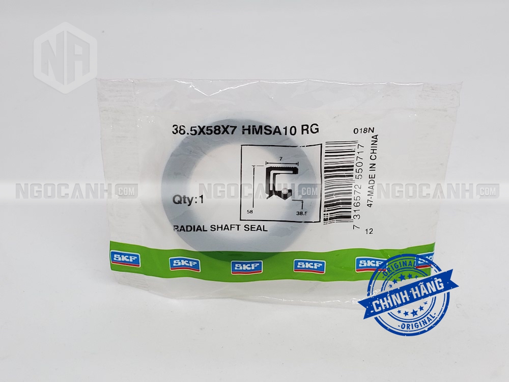 Phớt chặn dầu SKF 38.5X58X7 HMSA10 RG