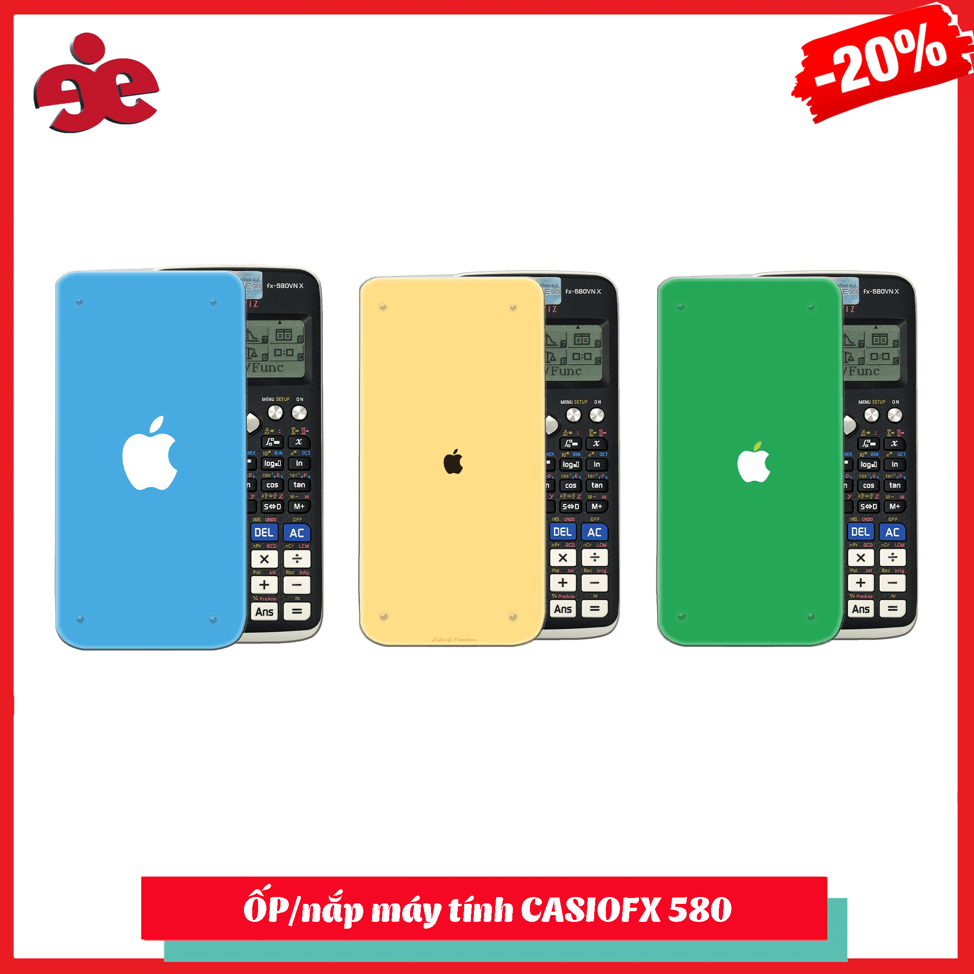 Ốp May Tính CasioFx 580 VNX Iphone