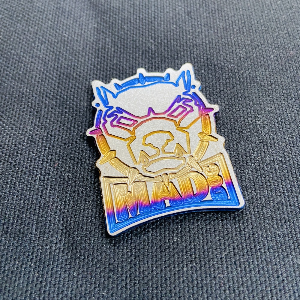 TEM LOGO HÌNH SUPER MAD DOG TITAN TRANG TRÍ XE PHONG CÁCH KHÔNG GIỐNG AI NHƯNG CHẤT (TITAN 100%)