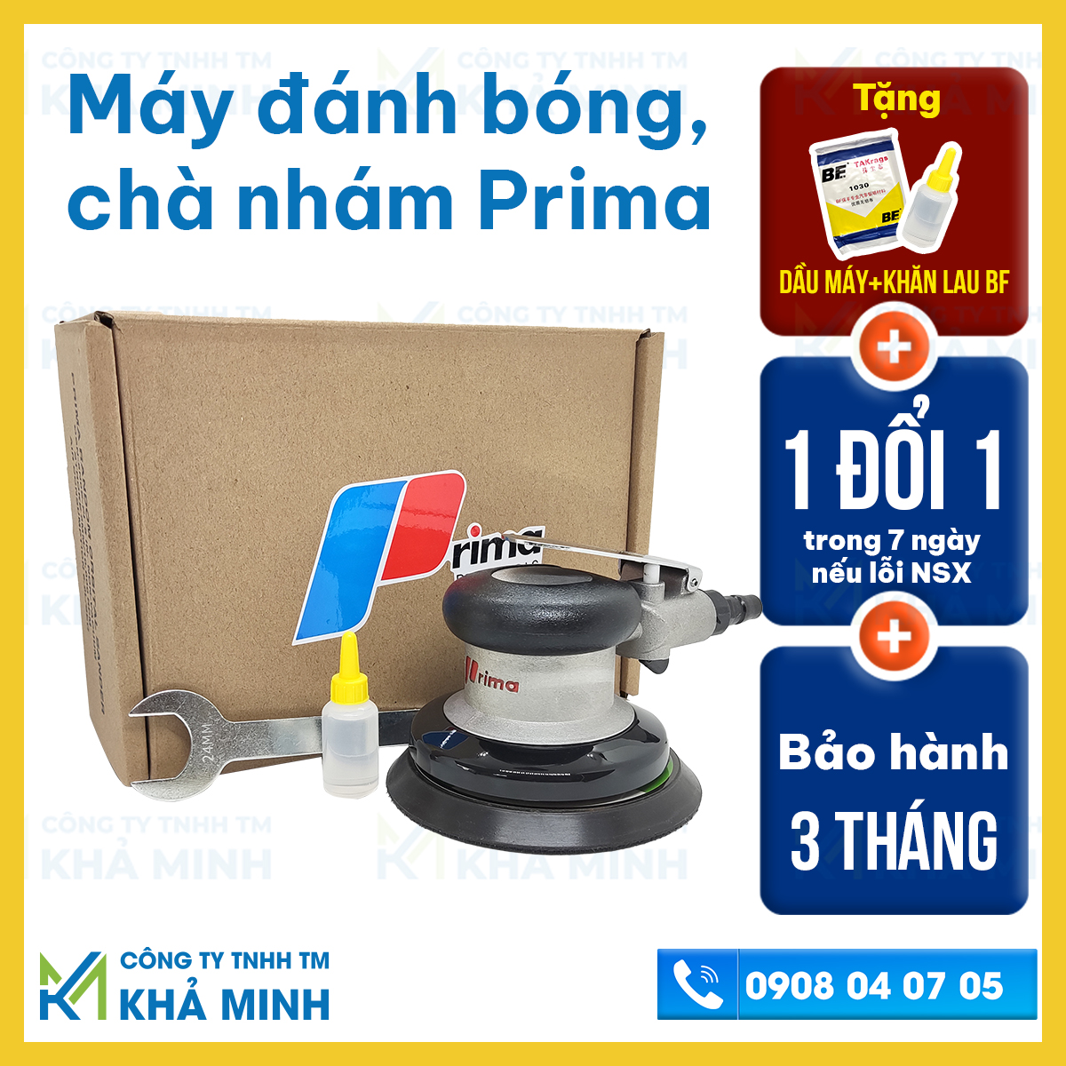Máy chà nhám đa năng Prima dễ sử dụng, độ bền cao
