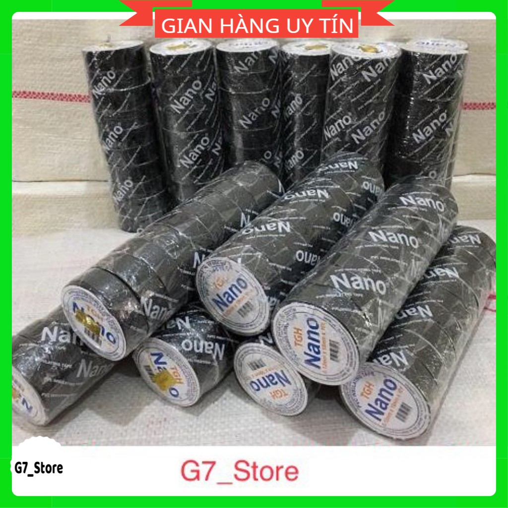 10 Cuộn Băng Dính Điện Nano,Băng Keo Cách Điện Nano Đài Loan