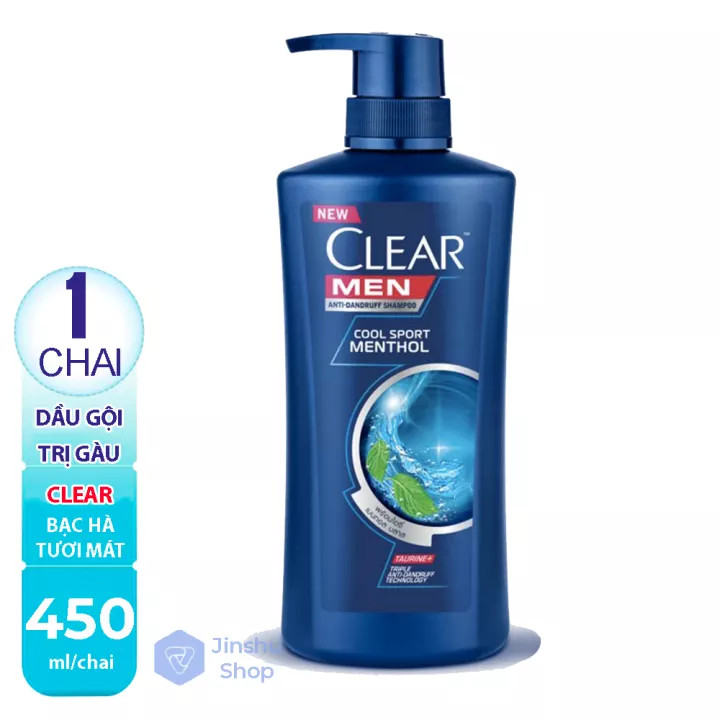 Chai Dầu Gội Clear Men Nhập Khẩu Thailand -450ml/chai