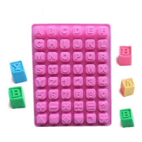 Khuôn silicon chữ cái số