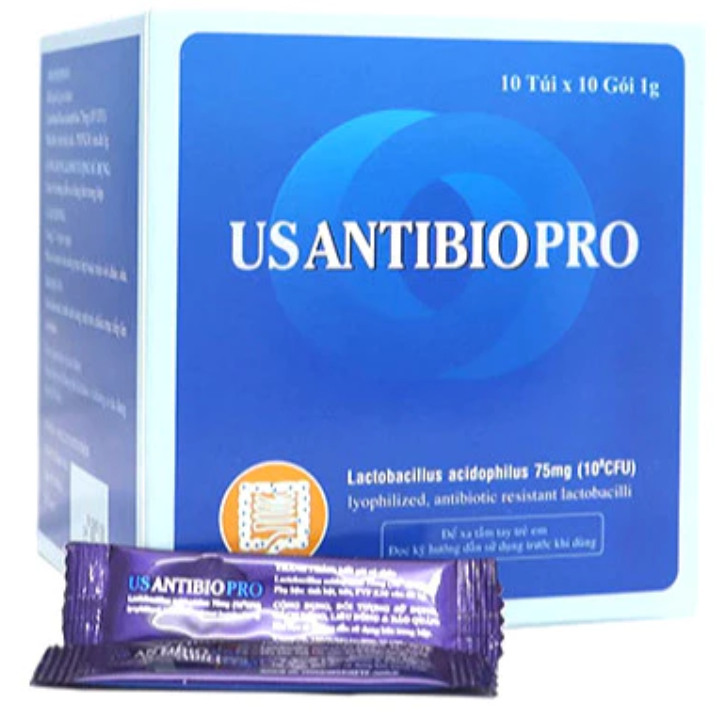 Men tiêu hoá UsANTIBIOPro đầy hơi căng tức dạ dày bổ sung lợi khuẩn cân bằng vi khuẩn đường ruột tiêu hóa tốt hơn UPfd