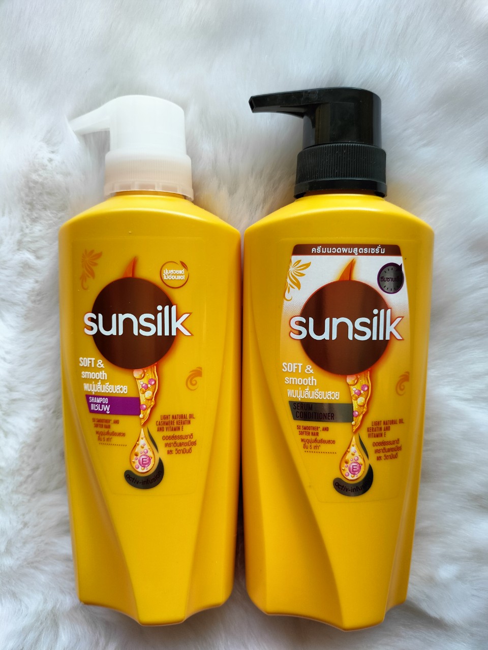 [HCM]Combo Dầu gội và Dầu xả  Sunsilk Thái Lan Vàng siêu mềm mượt
