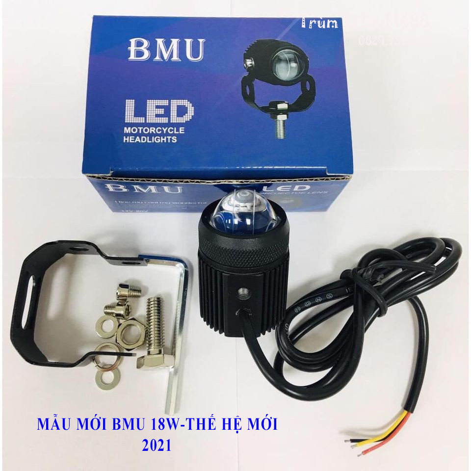 Bóng đèn trợ sáng mini 2 màu cos vàng pha trắng giá 1 quả