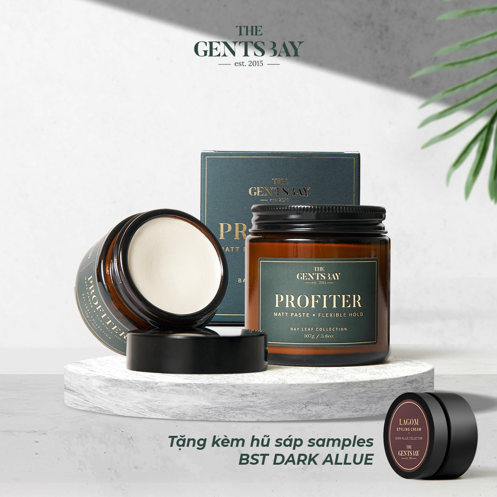 Sáp vuốt tóc nam the gents bay, sáp tạo kiểu tóc profiter bay leaf