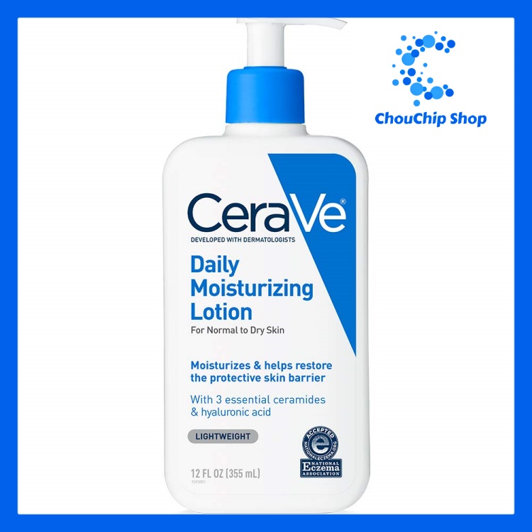 [HCM]Sữa dưỡng thể cho da khô và nhạy cảm CeraVe Daily Moisturizing Lotion với ceramides hyaluronic acid 355ml