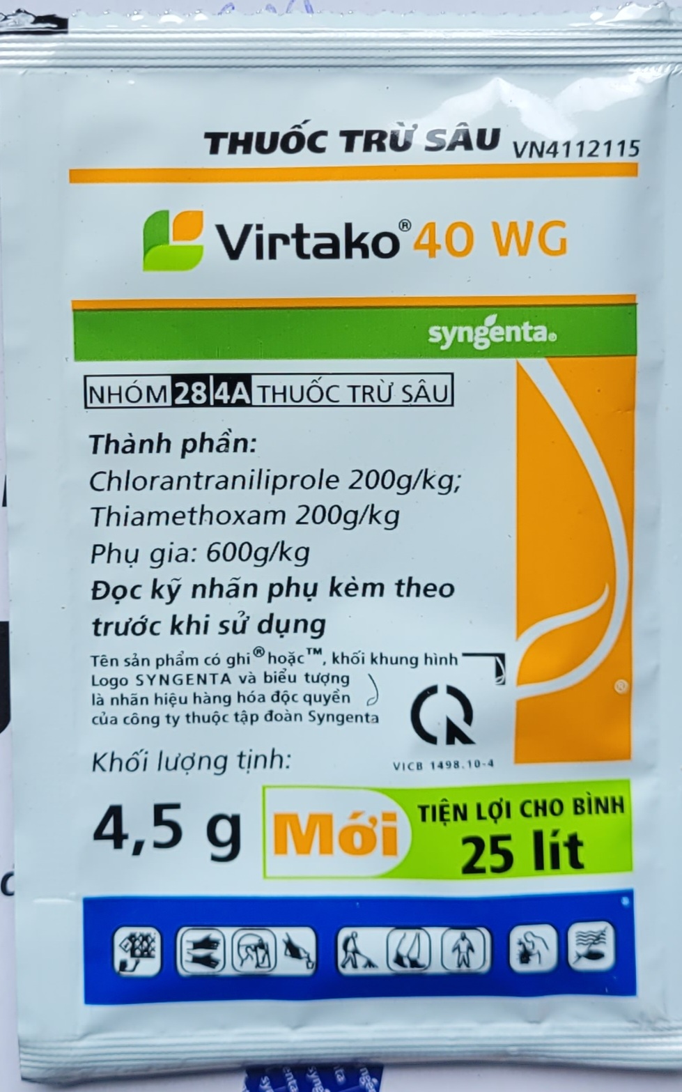 Thuốc trừ sâu rầy Virtako 40WG chuyên dùng Hoa Hồng Hoa Mai rau màu cây ăn trái