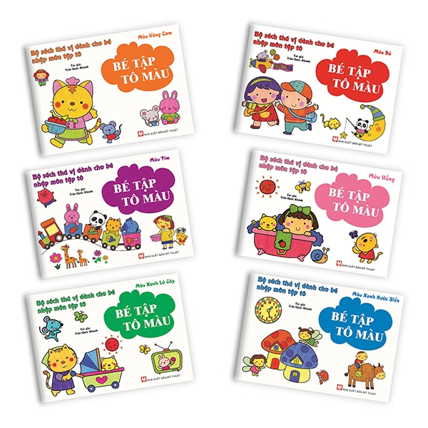 Fahasa - bộ sách thú vị dành cho bé nhập môn tập tô - bé tập tô màu