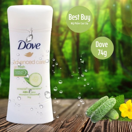 Lăn khử mùi Dove advanced care dưa leo 74g - 2.6oz