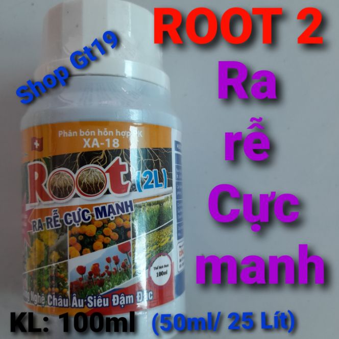(Shop Gt19) (Gt2016) Ra rễ Cực mạnh Root 2 - Kích rễ cây con, chuyên dùng cho cây mai - KL: 100ml