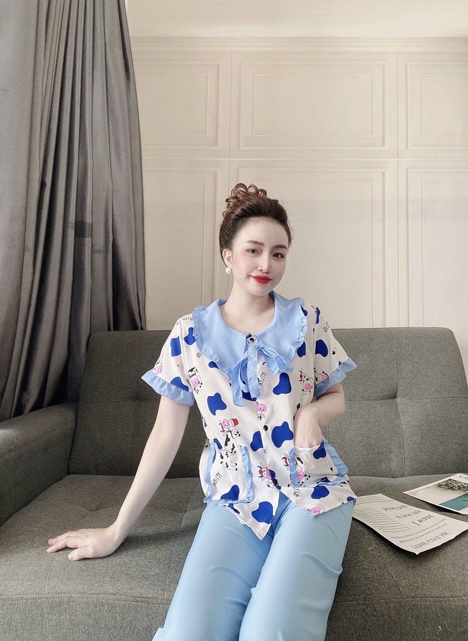 Đồ bộ dài kate mịn tiểu thư
