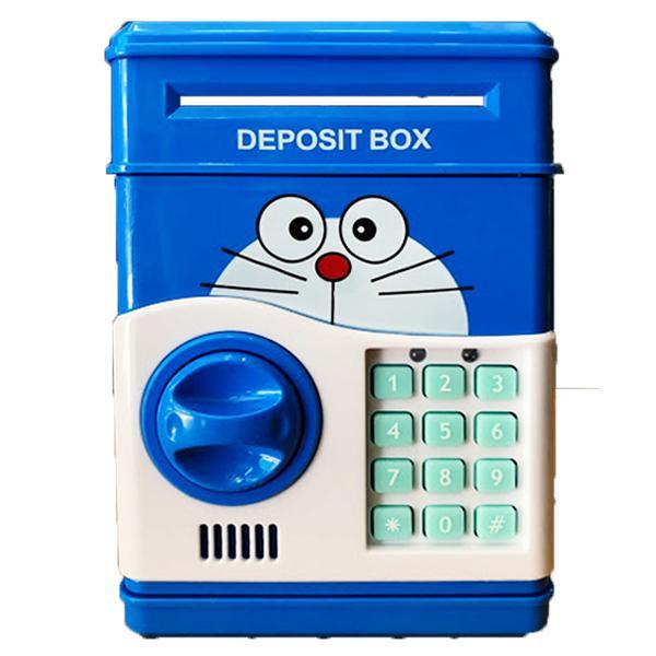 [HCM]Két sắt mini thông minh vui vẻ cho bé có nhạc tự nuốt tiền  Hình Doremon ( Loại Lớn)