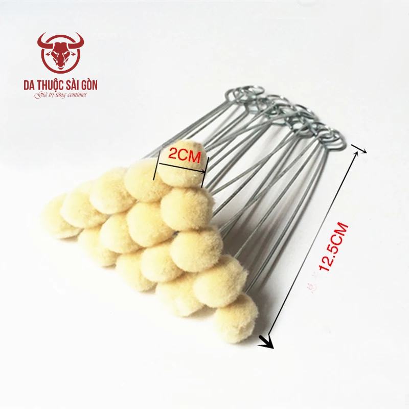 Bông nhuộm đồ da thủ công - Bộ dụng cụ làm ví da - Da Thuộc Sài Gòn