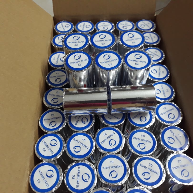 100 Cuộn giấy in nhiệt K57, Giấy in Bill, Giấy in hóa đơn K57 x 38mm