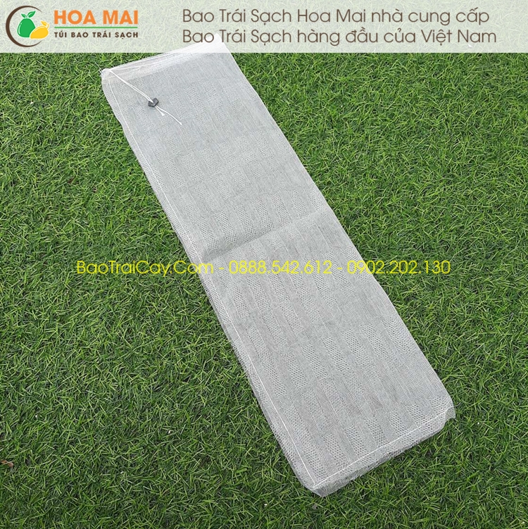 100 túi bao mướp 15x50 lưới mùng