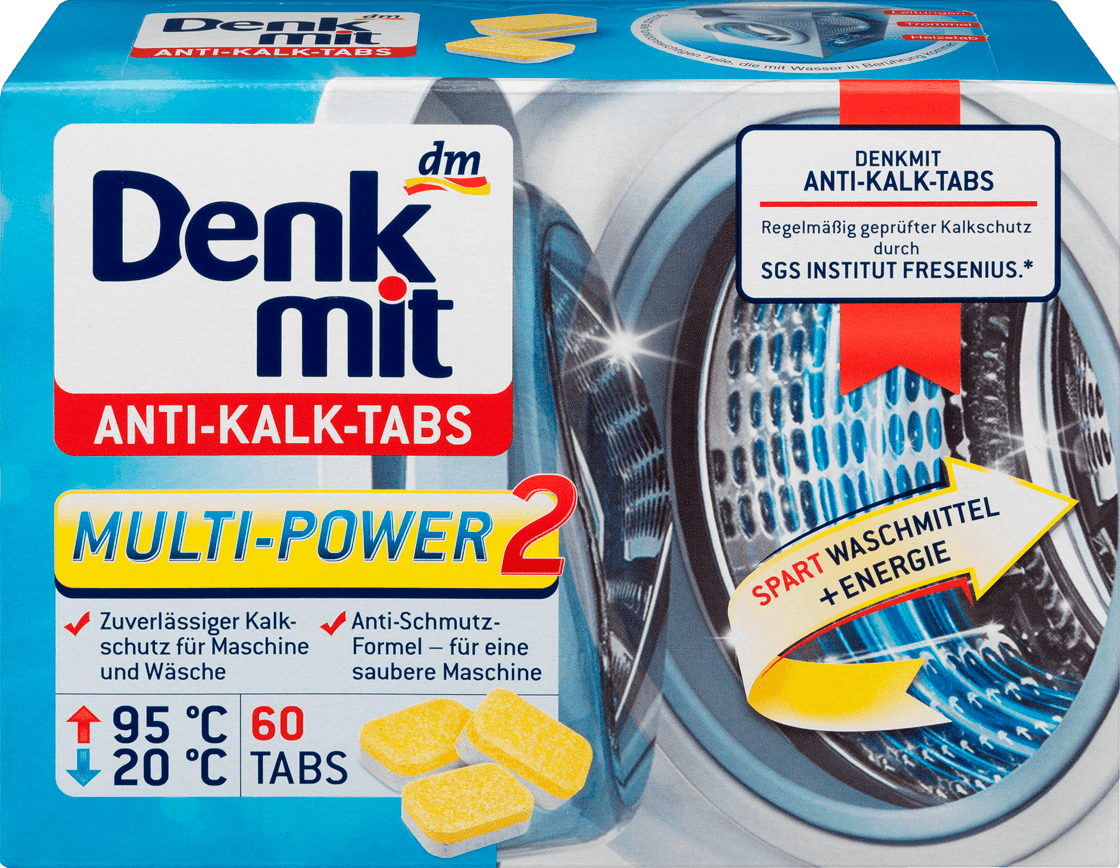 ]Viên tẩy lồng giặt Denkmit Tabs - Nội địa Đức ( 10 viên )