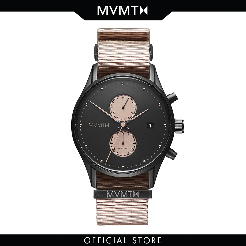 Đồng hồ nam mvmt dây vải 42mm - voyager d-mv01-blbr