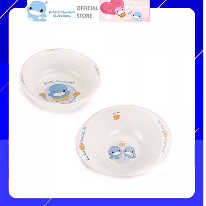 Chén ăn dặm cho bé bằng nhựa melamine kuku ku3001 ku3002