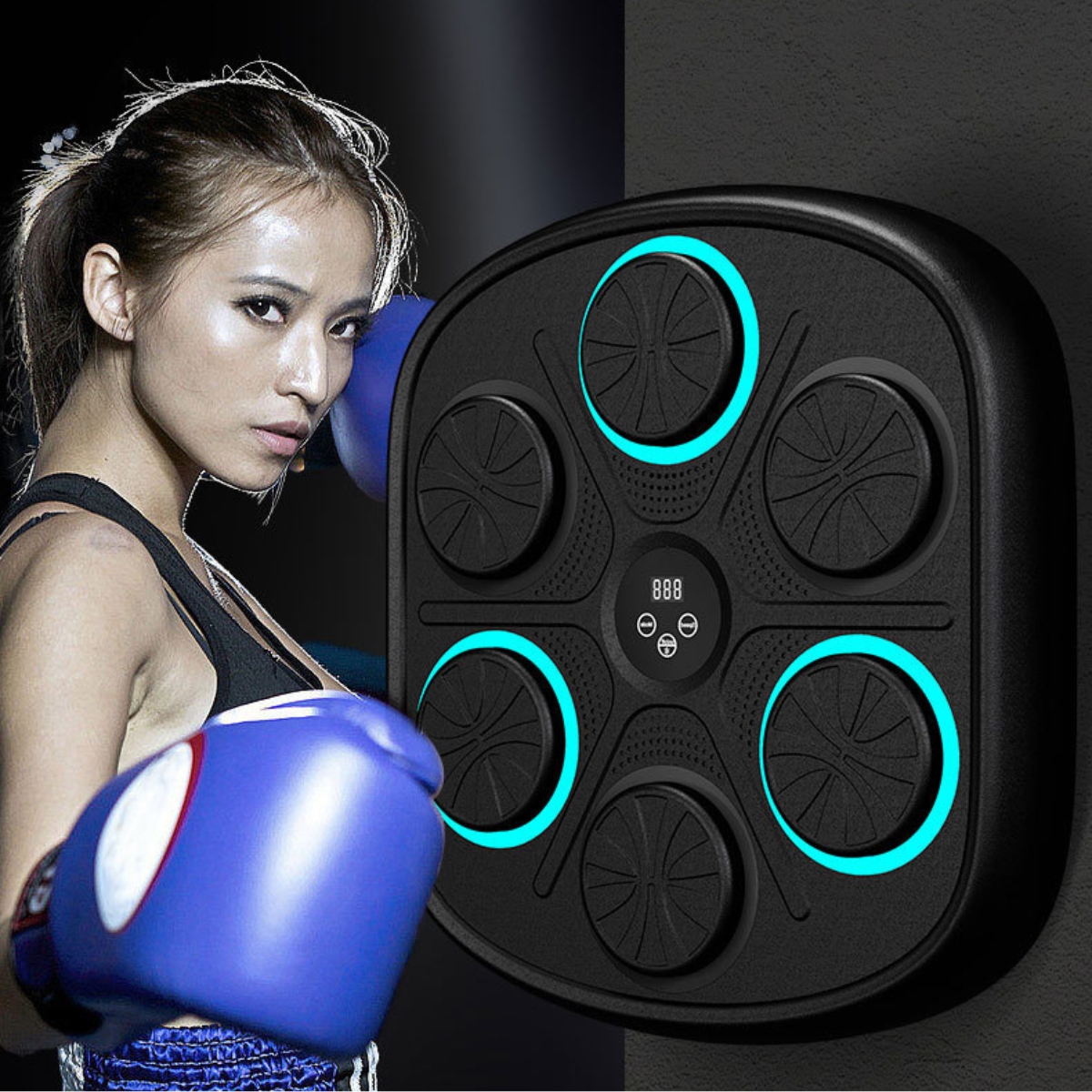 Máy Tập Boxing Theo Nhạc Thông Minh Máy Đấm Bốc Treo Tường Kết Nối  Bluetooth Găng Tay Và Dây Nhảy Tập Boxing Máy Tập Boxing Cho Người Mới Bắt  Đầu - Lazada |