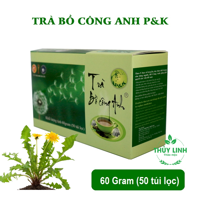 Trà Bồ Công Anh P&K - Giải độc gan, thanh lọc cơ thể, ngừa ung thư, lợi sữa, ngủ ngon