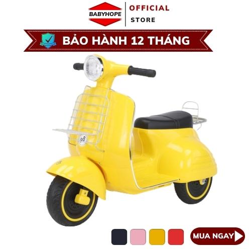 Xe Máy Điện Trẻ Em Vecpa , Xe Moto điện cho bé có nhạc và đèn