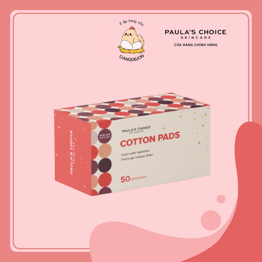 Bông tẩy trang Paula's Choice thiên nhiên 50 miếng/hộp