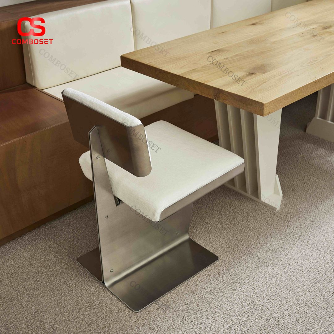 Makeup Chair with U-Shaped Steel Legs, Horizontal Backrest, Negotiation Chair (Sku 730) Giá 36,000,000 Đồng*Miễn phí vận chuyển