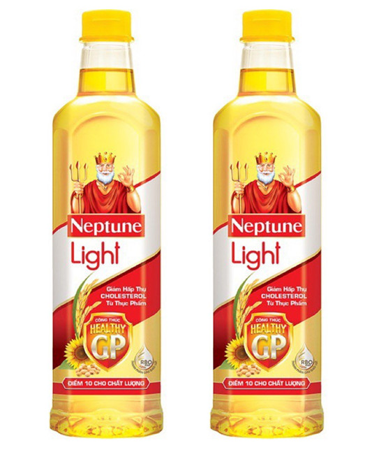 Combo 2 Chai Dầu Ăn Neptune 1L - HSD 15.12.2022