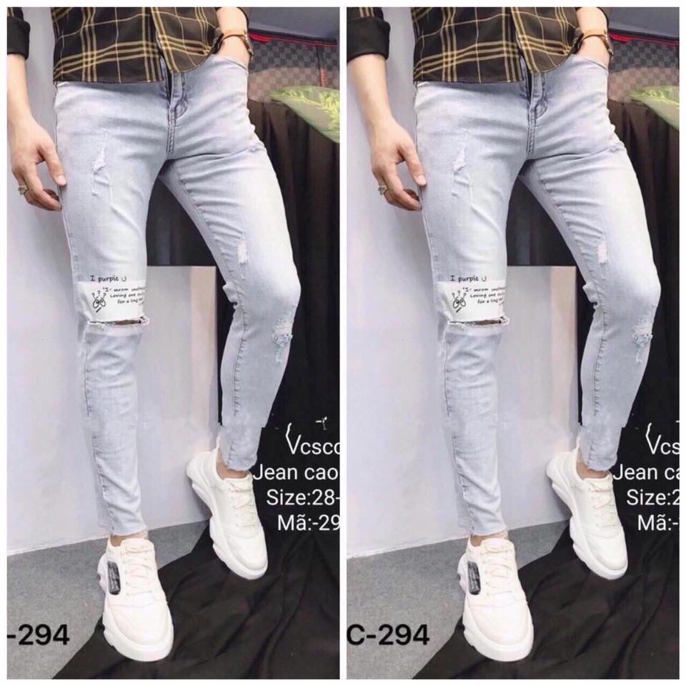 [HÀNG MỚI CỰC CHẤT] QUẦN JEANS DÀI NAM THỜI TRANG CAO CẤP MÃ QJN0013