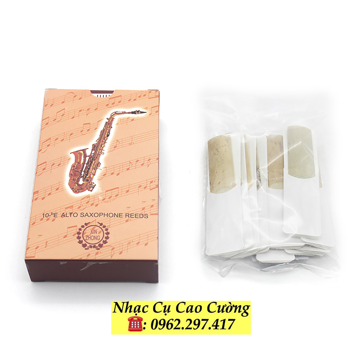Hộp 10 chiếc dăm kèn saxophone alto nhạc cụ cao cường