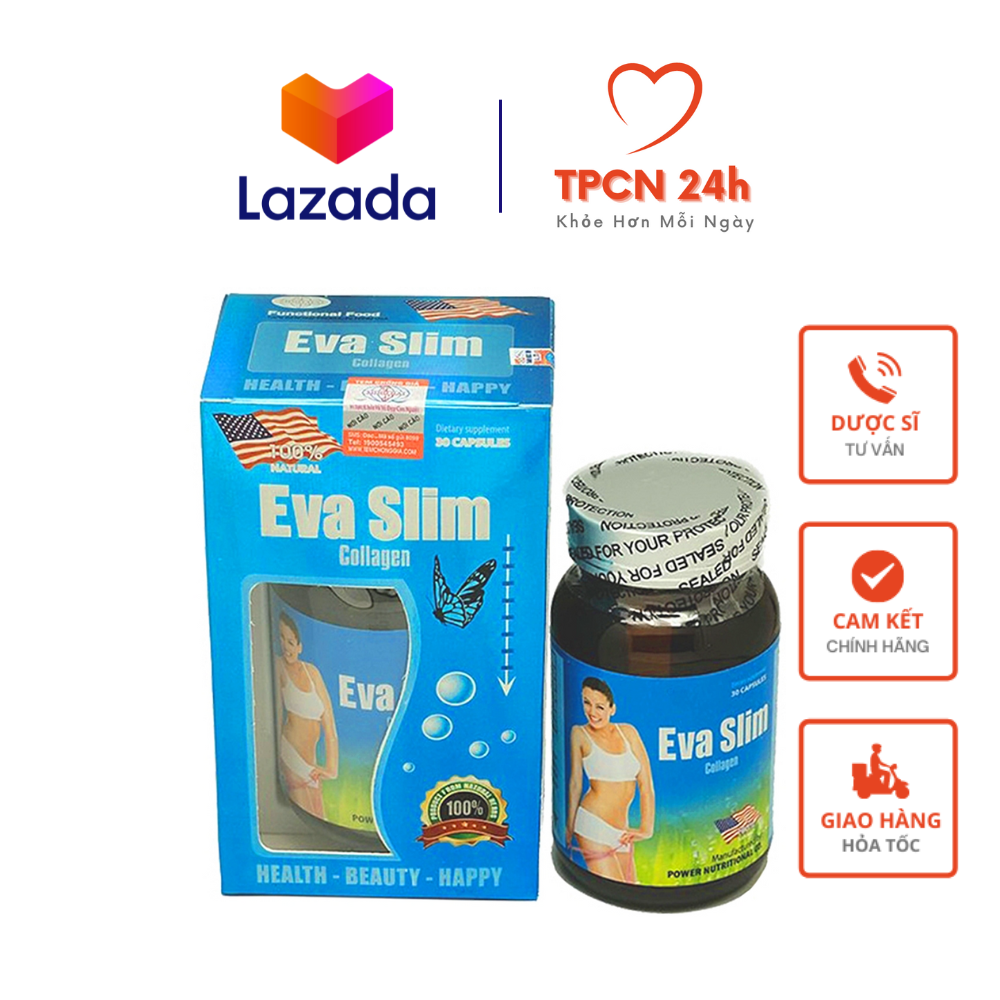 Gỉam cân Eva Slim Collagen bí mật giảm cân phái đẹp