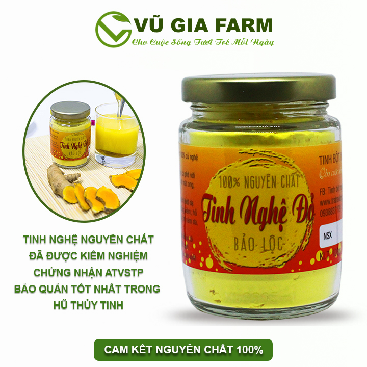 Tinh nghệ đỏ nguyên chất vũ gia - tăng sức đề kháng -
