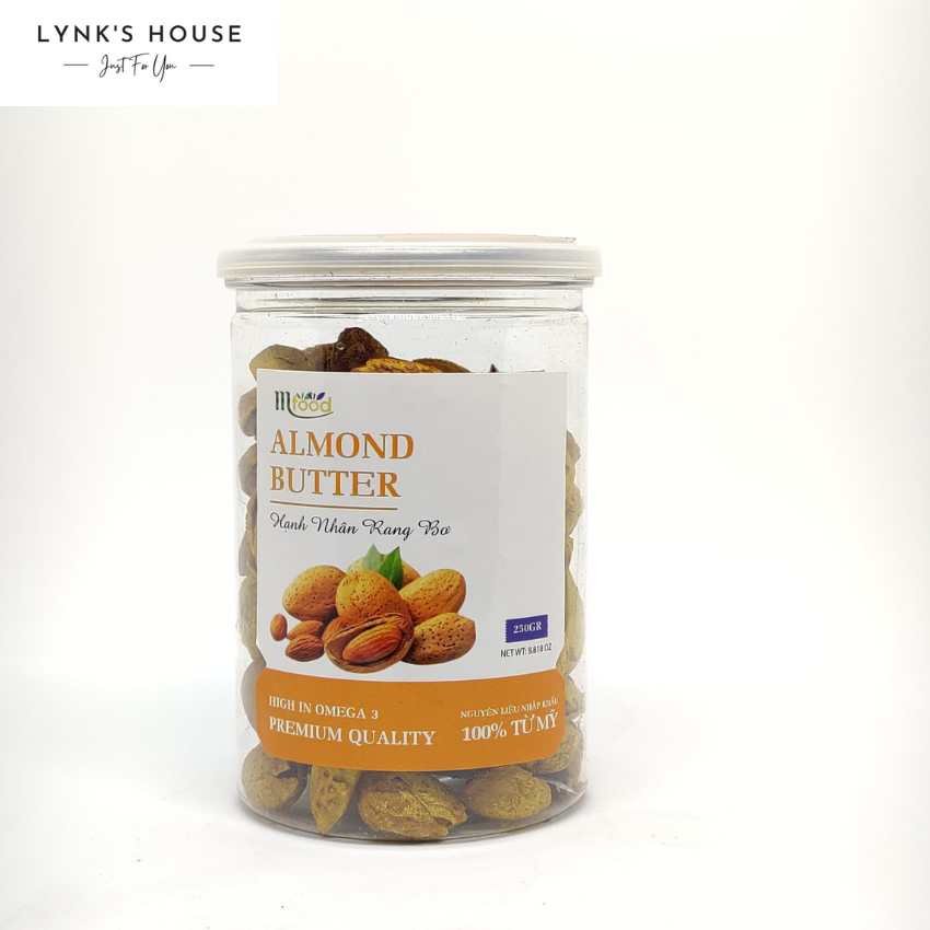 Hạnh nhân rang bơ nhập khẩu mỹ 250g-500g