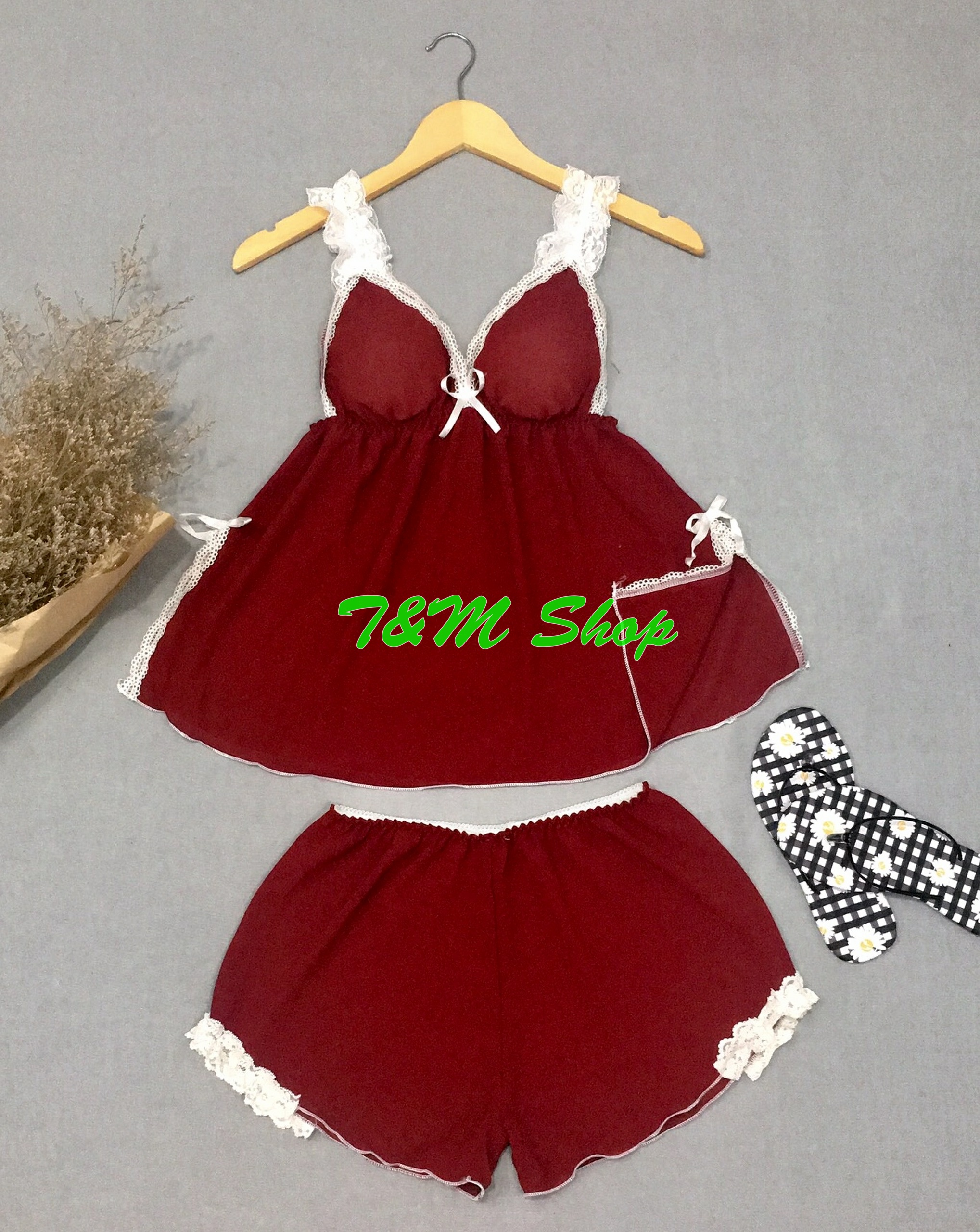 [FREESIZE DƯỚI 60KG] ĐỒ NGỦ VOAN MỎNG CÓ MÚT 2 DÂY BÈO VẢI MỀM MÁT PHÙ HỢP MẶC NGỦ NHIỀU MÀU - Bộ voan mút dây bèo