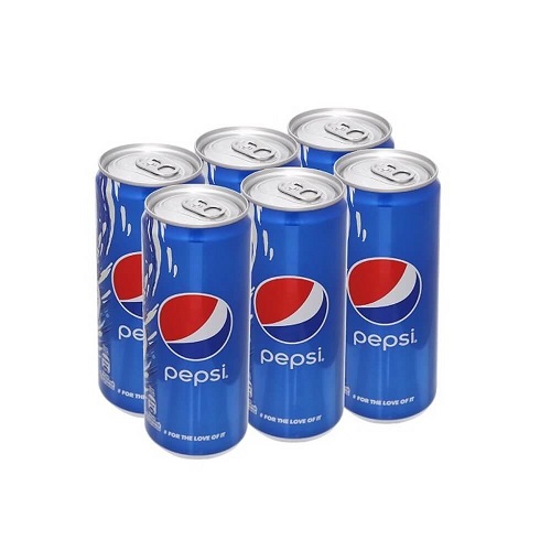 Lốc 6 Lon Nước Ngọt Có Gas Pepsi 320Ml - Siêu Thị Tops Market