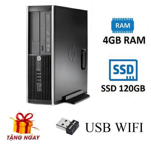 Máy tính đồng bộ hp 8200 core i7. core i5 .core i3 , ram 4gb , ssd 120gb. tặng kèm usb wifi + bàn di chuột